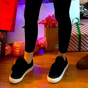 Puff Ball Fashion Tennis Shoes